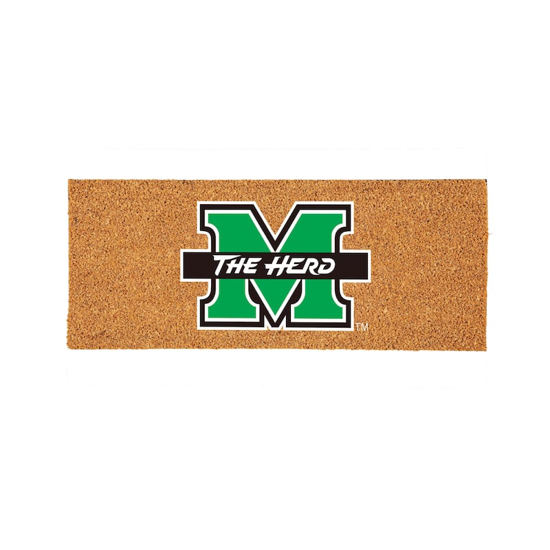 Marshall University Full Color Indoor/Outdoor Coir Mat