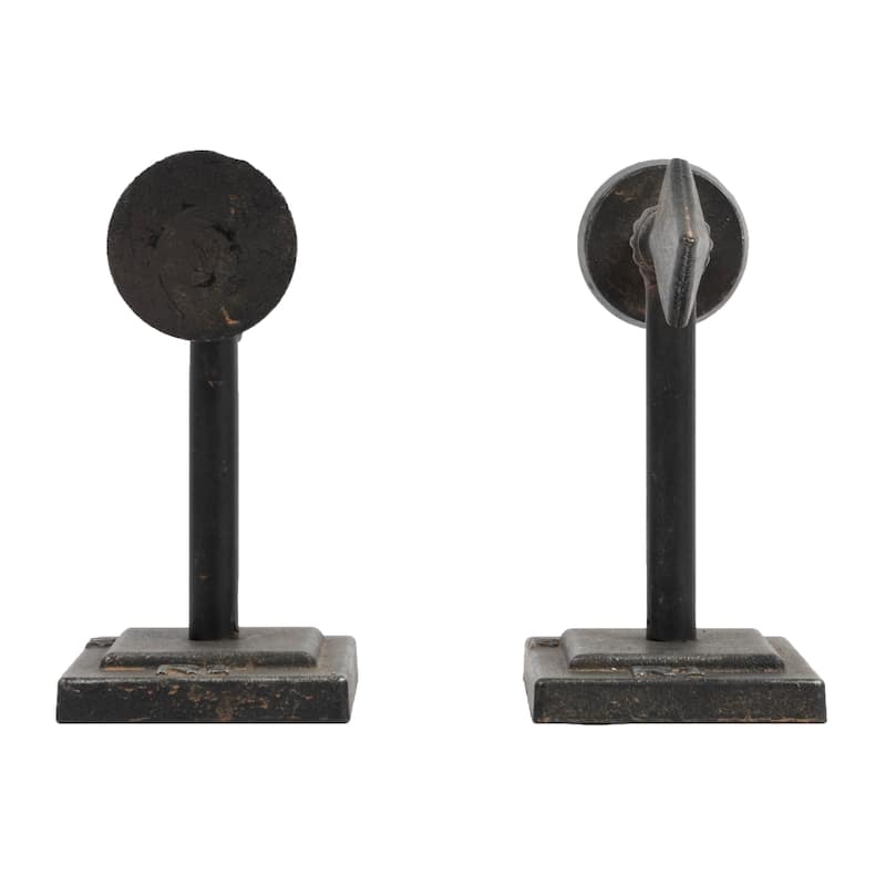 Arrow Shaped Cast Iron Bookends