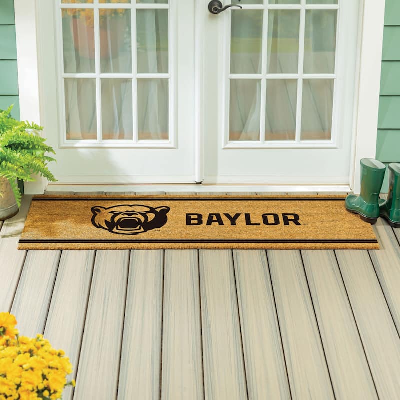 Baylor University Monochrome Indoor/Outdoor Coir Door Mat