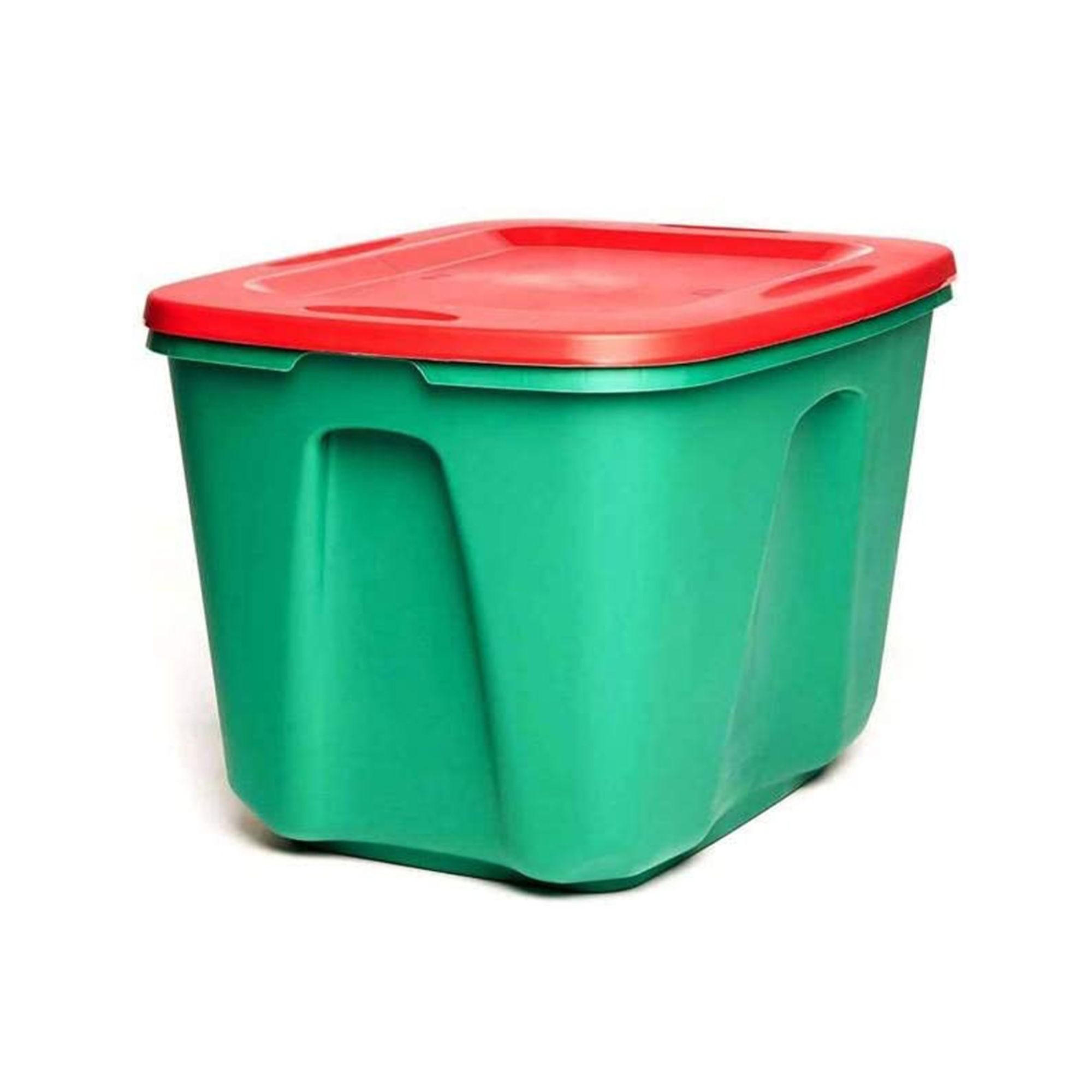 HOMZ 18 Gallon Heavy Duty Plastic Holiday Storage Totes HOMZ 18 Gallon Heavy Duty Plastic Holiday Storage Totes