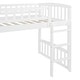 preview thumbnail 10 of 24, Kids Twin Size Loft Bed with Slide, Ladder and Underbed Activity Space