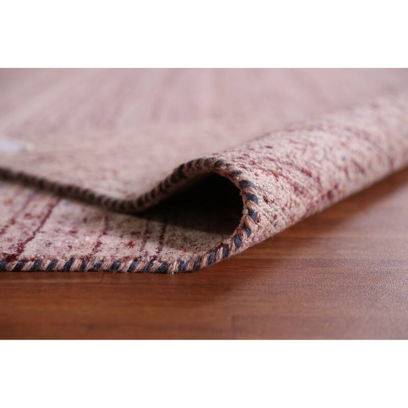 Hand Knotted Oriental 100% Wool Carpet Tribal Tribal Multi-Colored Gabbeh Area Rug - 10' 8'' X 7' 11''