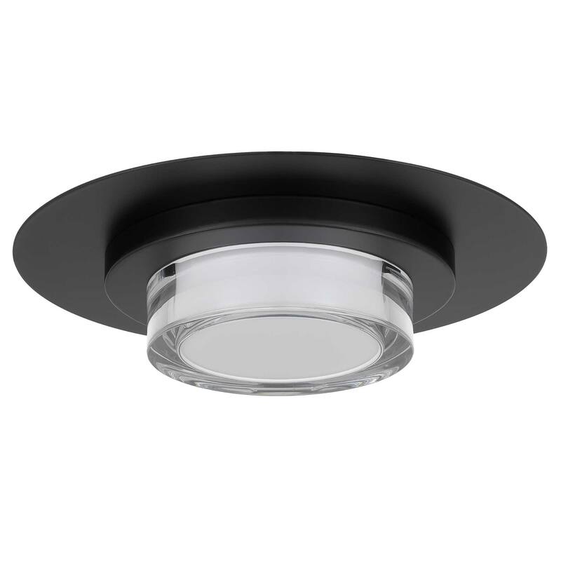 12 inch Square Black Integrated LED Flush Mount