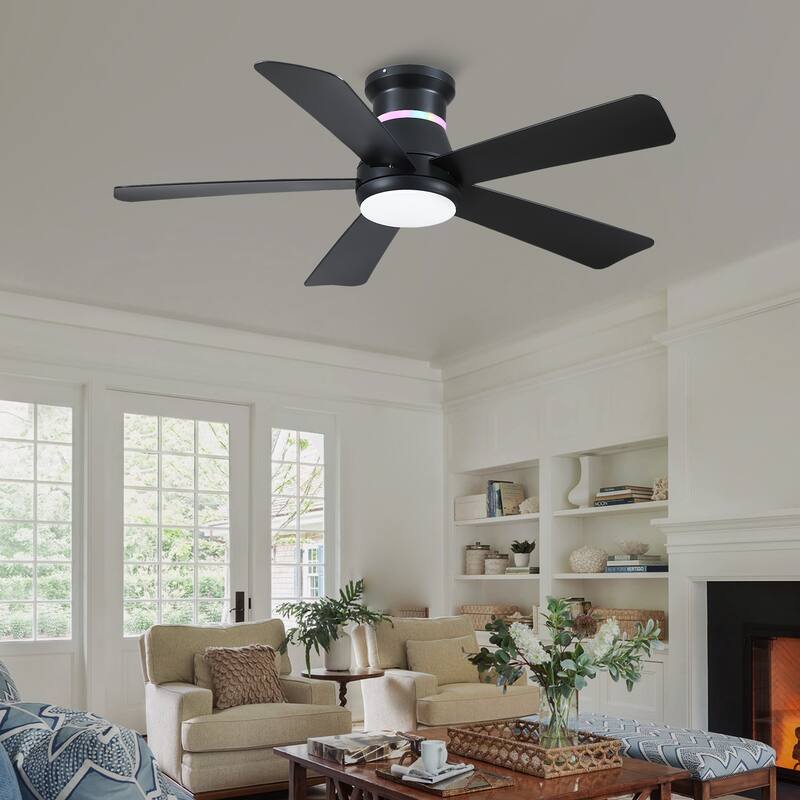 46 Inches Ceiling Fan with Light and Remote - 46 Inches