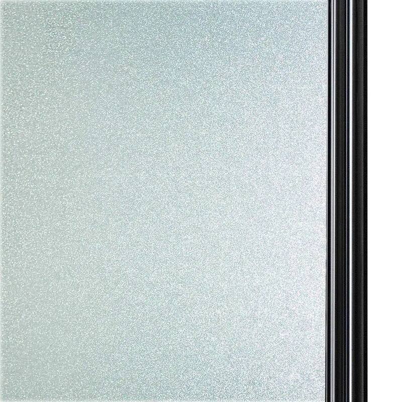 DCP No Glue Self Static Removable Frosted Glass Privacy Window Film, Frosted Glass - 17.7*78.8 - Frosted Glass - 17.7*78.8