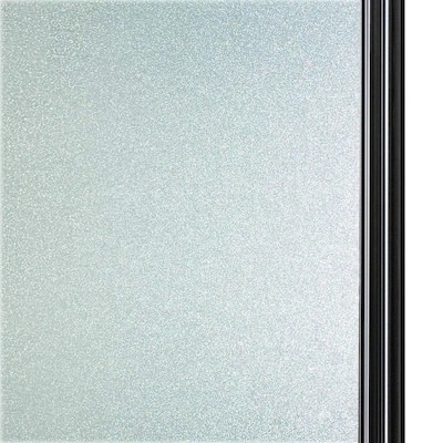 DCP No Glue Self Static Removable Frosted Glass Privacy Window Film, Frosted Glass - 17.7*78.8