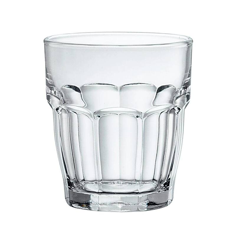 Bormioli Rocco Set of 6 Rock Bar Stackable DOF Glasses - 13.25 oz.