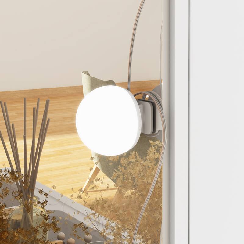 Glass Top Soft-Close Adjustable Lighting Vanity Dresser Vanity Makeup Table Dressing Table