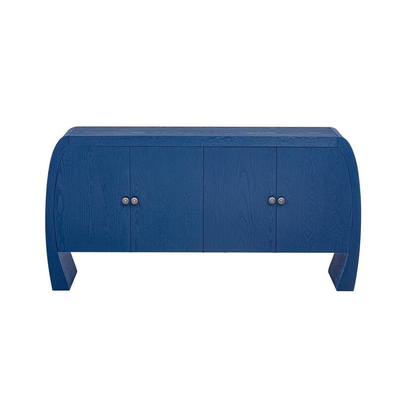 TV Stand Storage Cabinet with Rounded Legs, Simple Coffe e Cabinet Console Cabinet Hallway Cabinet Accent Cabinet