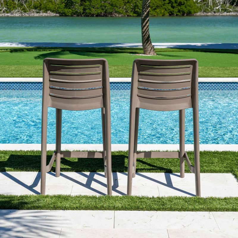 Leva Set of 2 Counterstools - Cappucino