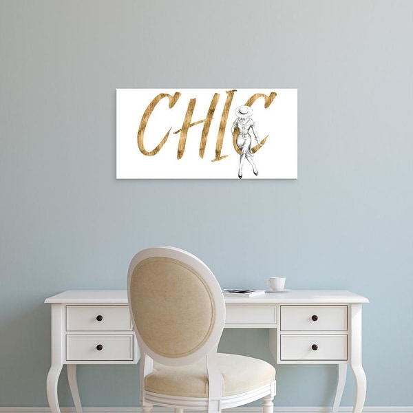 Easy Art Prints Grace Popp's 'Gilded Fashion Figures I' Premium Canvas Art