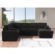 preview thumbnail 12 of 19, Modern Corduroy Sectional With Storage Chaise Lounge
