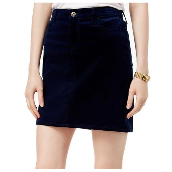 tommy hilfiger navy blue skirt