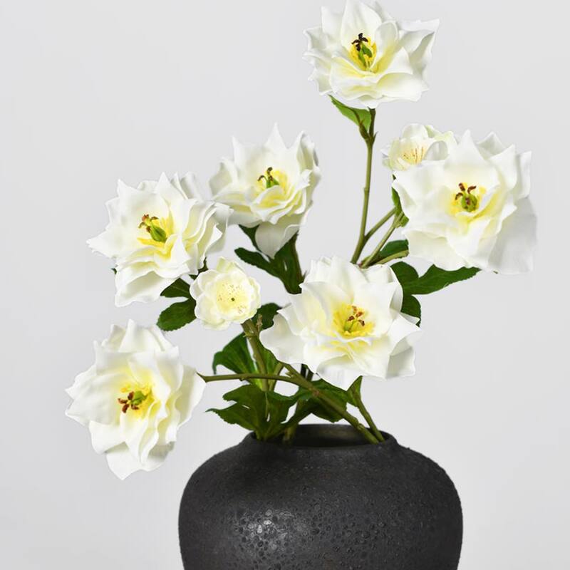 Silk Decorative Artificial Persian Buttercup(Pack of 1 Branch)