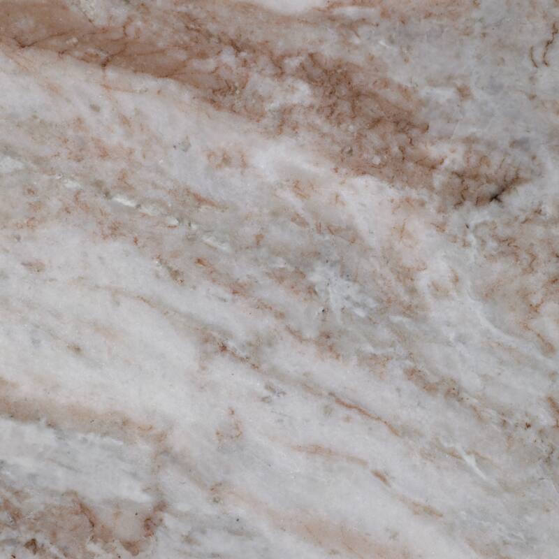 Marble Accent Table Modern Sculptural Architectural Split-Base Design