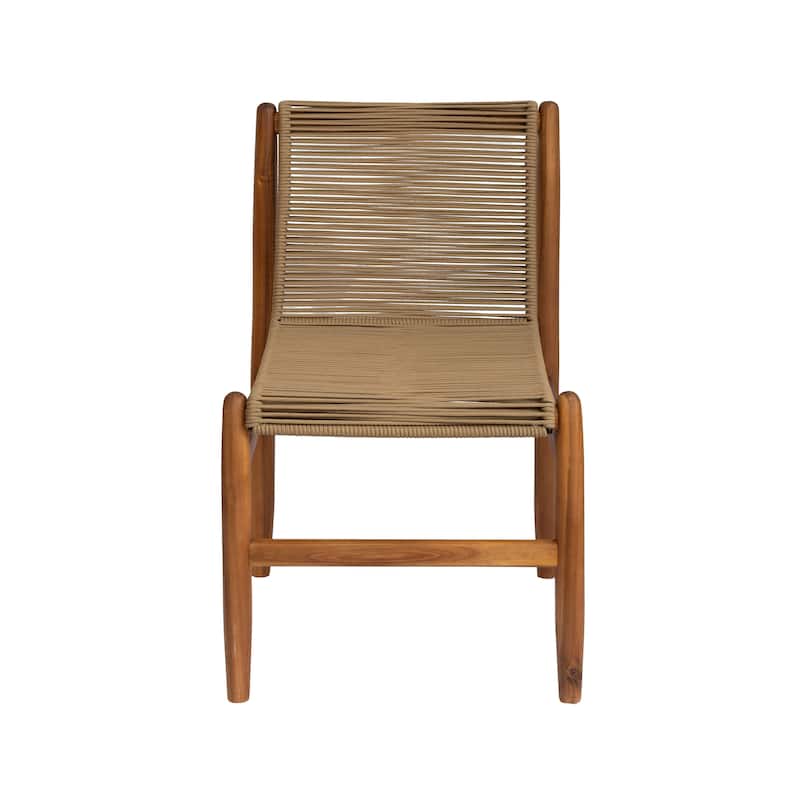 Summit Outdoor Teak Wood Dining Chair