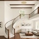 preview thumbnail 2 of 33, Modern Chandelier Dimmable Gold LED Pendant Light for High Ceiling Foyer Staircase Villa Entrances