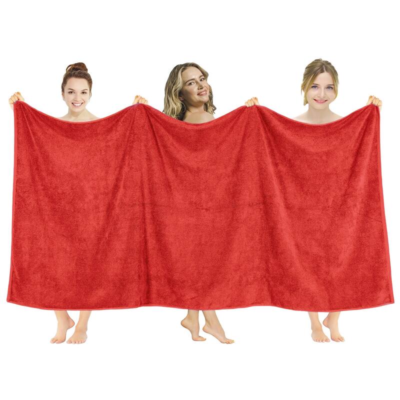 American Soft Linen 40x80 Inch Premium, Soft & Luxury 100% Ringspun Genuine Cotton Extra Large Jumbo Turkish Bath Towel