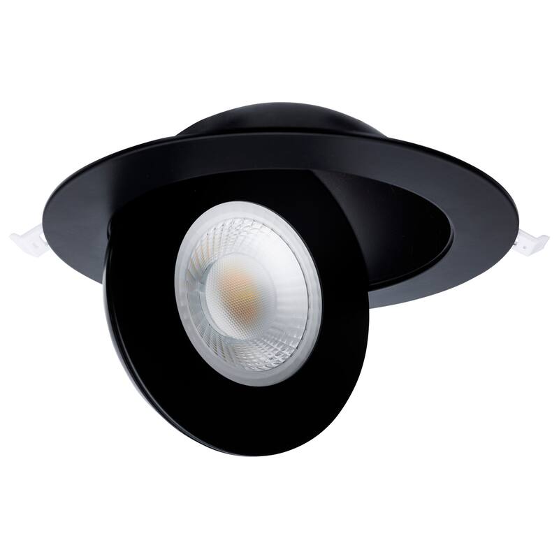 Starfish 15W LED Gimbal Downlight 6 Inch 2700K-5000K RGB Tunable White Remote Driver Black