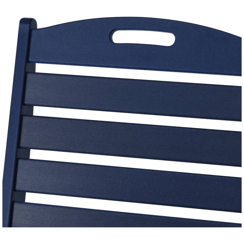 Coastline Patio Folding Highback Dining Chair Set of 2