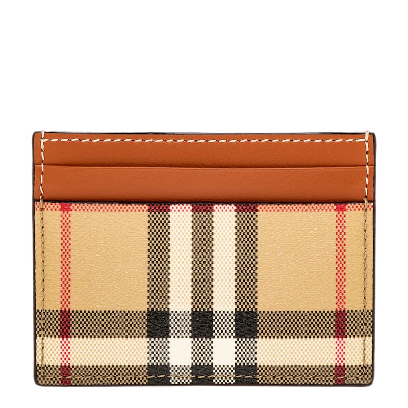 Burberry Check Card Case - Archive Beige