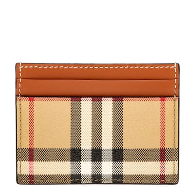 Burberry Check Card Case