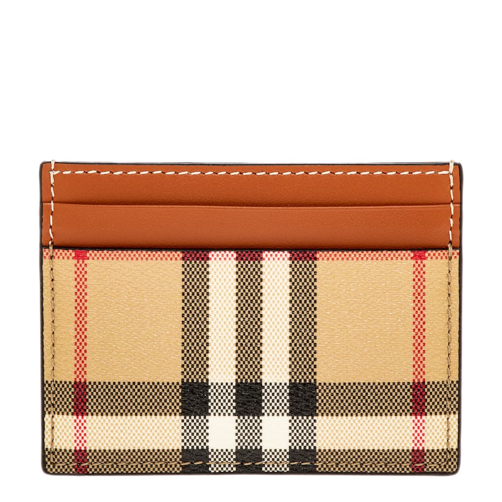 Burberry Check Card Case