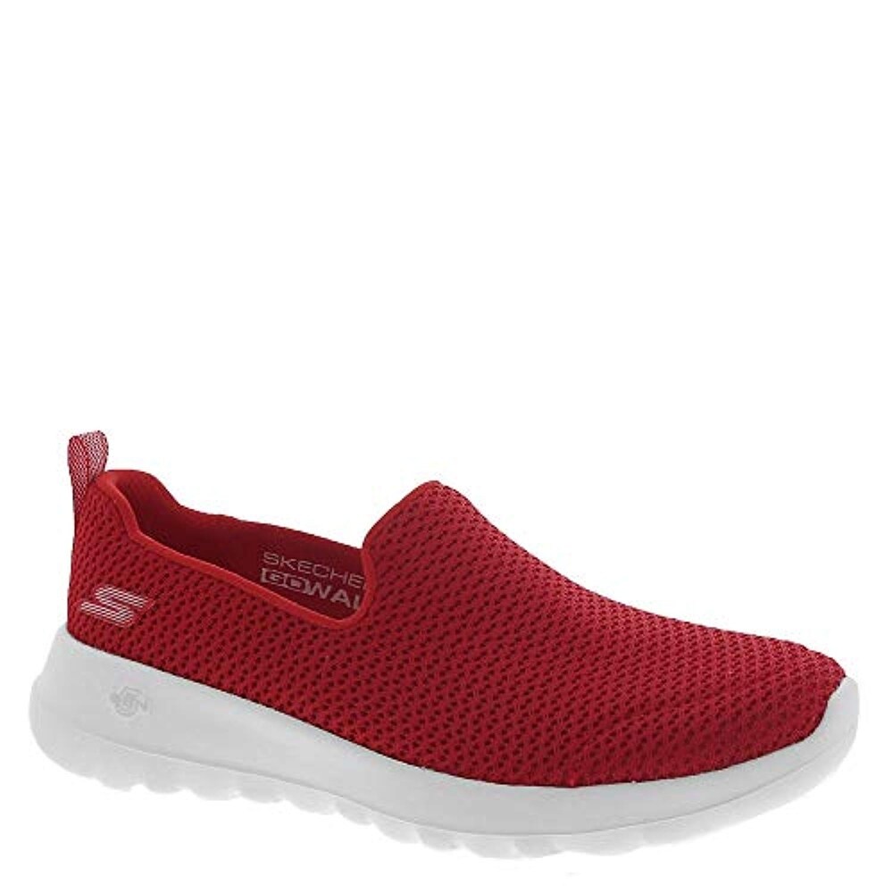 skechers slip on womens red