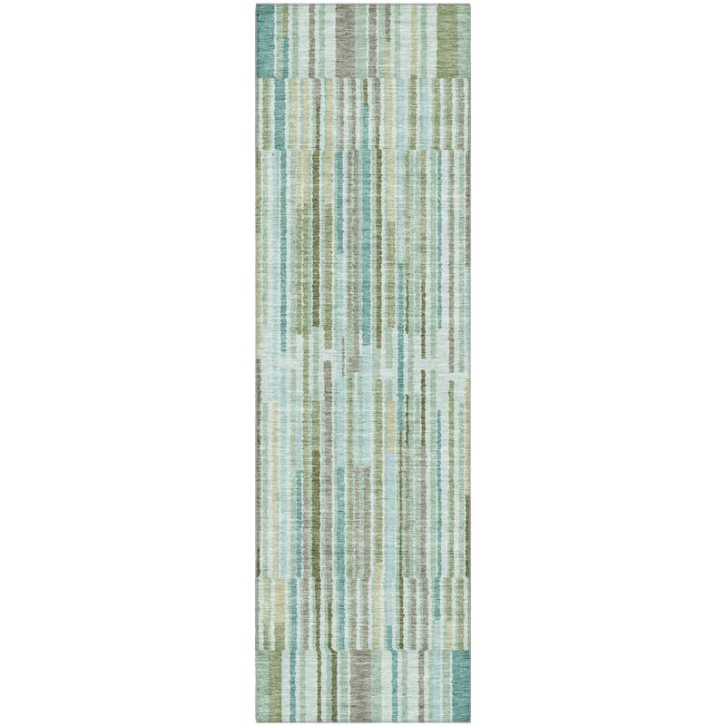 Premium Washable Super Soft Stripe Stack Mayfield Rug