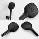 preview thumbnail 5 of 5, ExBrite Shower Faucet Matte Black 12 inch Luxury Rain Mixer Shower Combo Set Wall Mounted Rain Shower Head System
