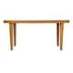 preview thumbnail 10 of 29, Christopher Knight Home - Solmere Outdoor Dining Table, Acacia Wood Frame with Slatted Oval Top & Non-Slip Foot Pads - 70.08" L