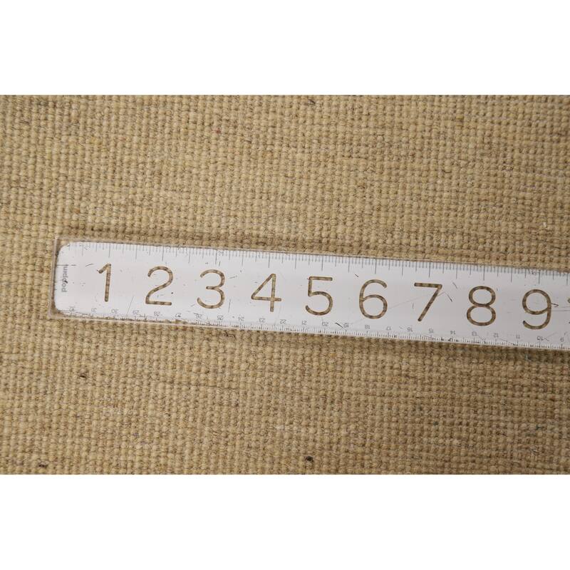 Contemporary Gabbeh Oriental Foyer Rug Handmade Wool Carpet - 3'3"x 4'9"