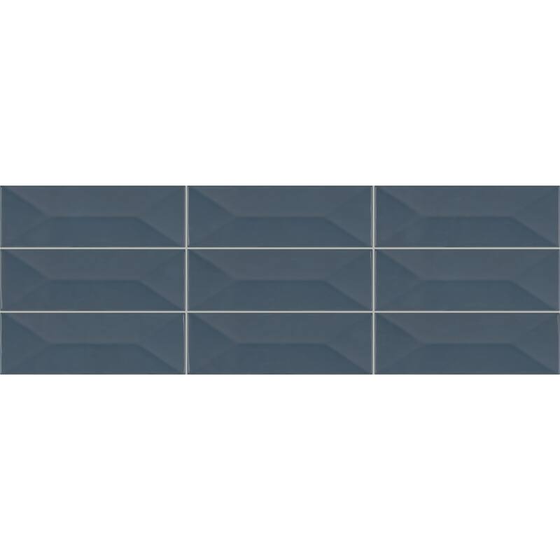Daltile Mythology 4" x 12" Ceramic Wave Crest Wall Tile (22 PC per Carton) (8.36 SQFT per Carton)