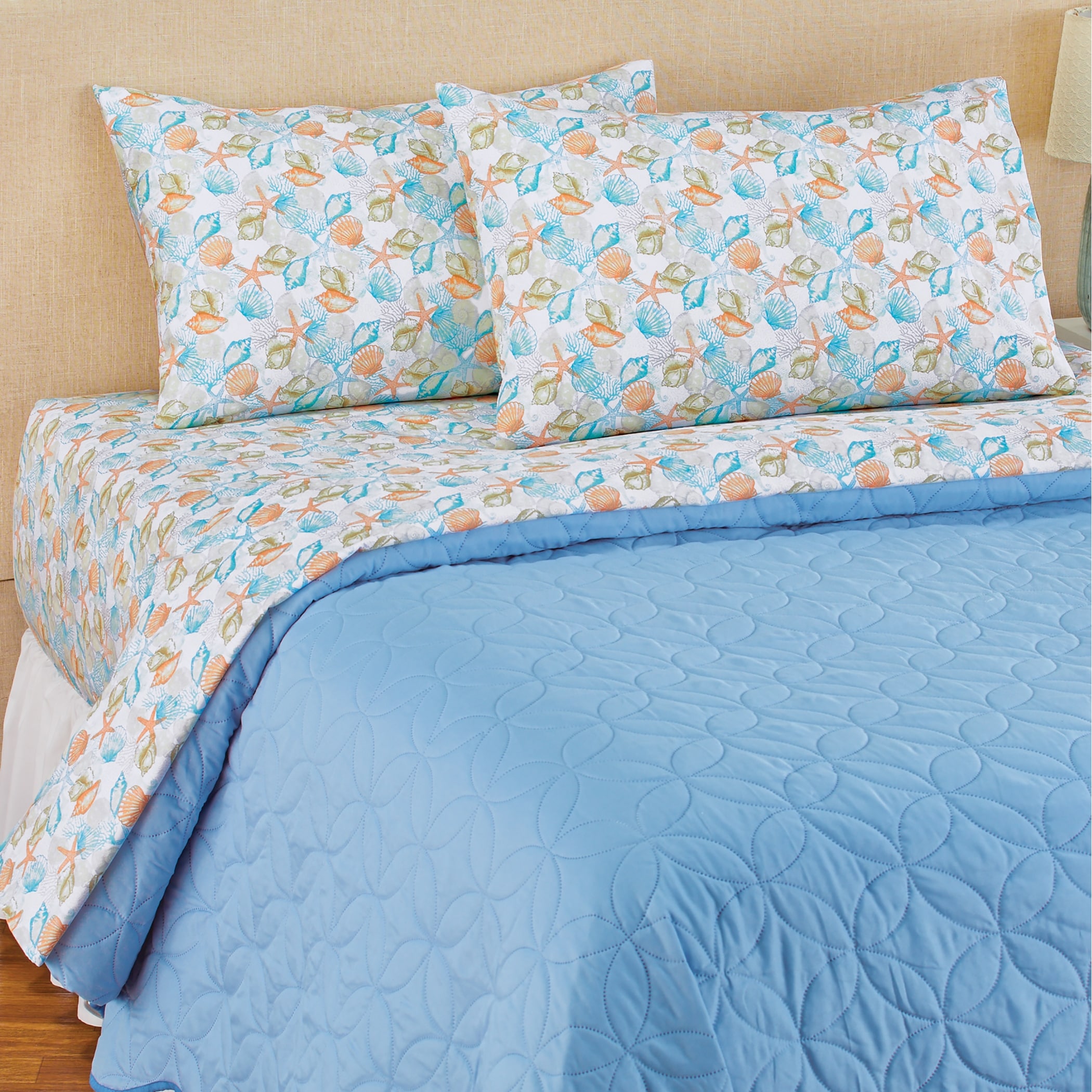Coco Beach Bed Sheet Pillowcase Complete Set