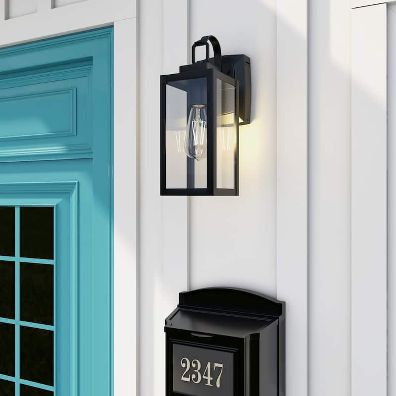 4Pack-1 Light Outdoor Wall Light(GFCI) - 5.04"x8.07"x13.74"