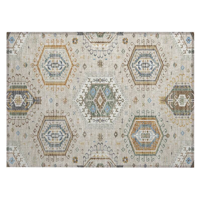 Machine Washable Indoor/ Outdoor Global Akron Chantille Rug