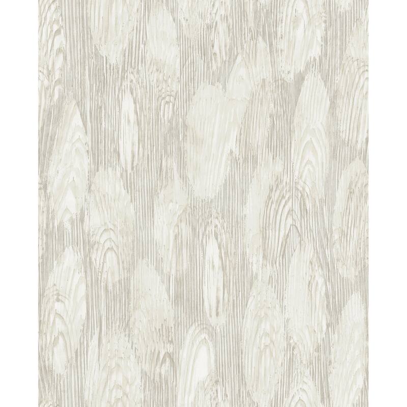 A-Street Prints Monolith Silver Abstract Wood Wallpaper