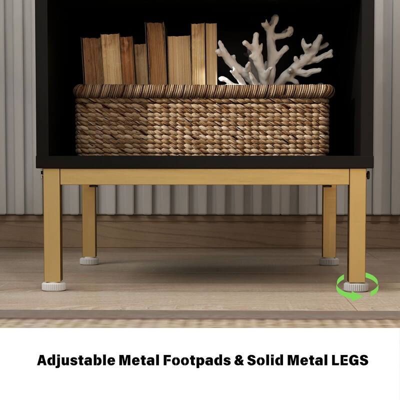 Rattan End Table/ Nightstand with Drawer, Farmhouse Boho Bed Side Table