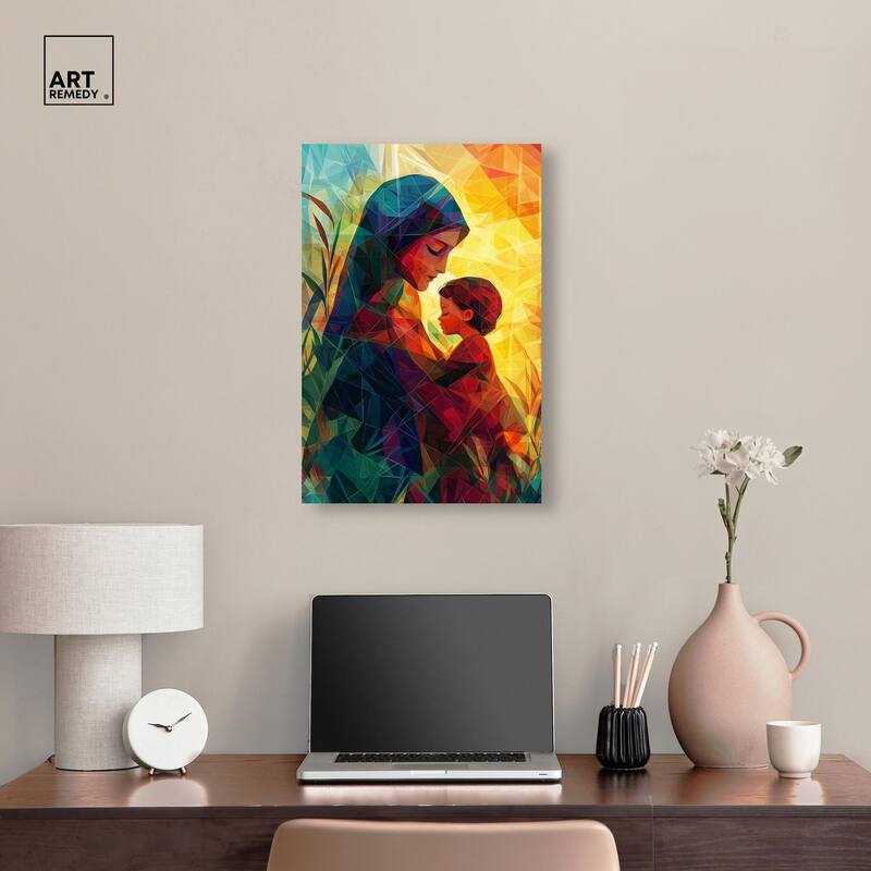 Facet of Feeling Canvas by Art Remedy, Gallery Wrapped