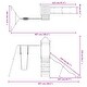preview thumbnail 4 of 18, vidaXL Swing Set Outdoor Backyard Wooden Playground Equipment for Kids Age 3-8