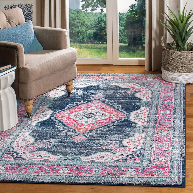 SAFAVIEH, Evoke Seniha Vintage Boho Medallion Rug