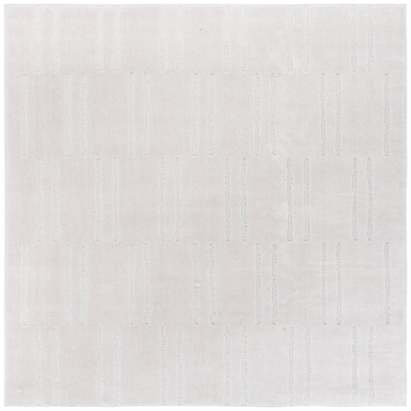SAFAVIEH Stella Olessia Modern & Contemporary Rug - 6'7" Square - Ivory
