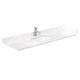 preview thumbnail 28 of 71, Daria 60 Inch Single Vanity, Cultured Marble Top, 58 Inch Mirror