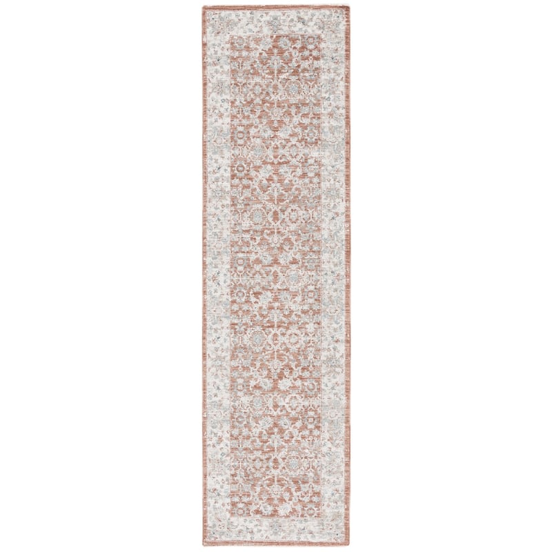 Lauren Ralph Lauren Eibhlis Traditional Rug - 2'2" x 8' Runner - Rust/Blue