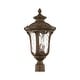 preview thumbnail 4 of 4, Livex Lighting Oxford 3 Light Outdoor Post Light