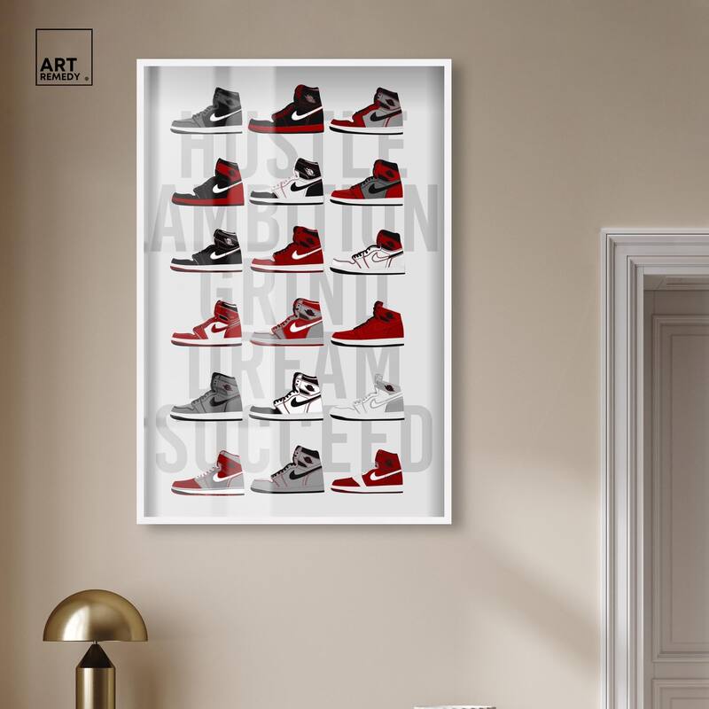 Ambition Grind Sneakers Shadowbox by Art Remedy
