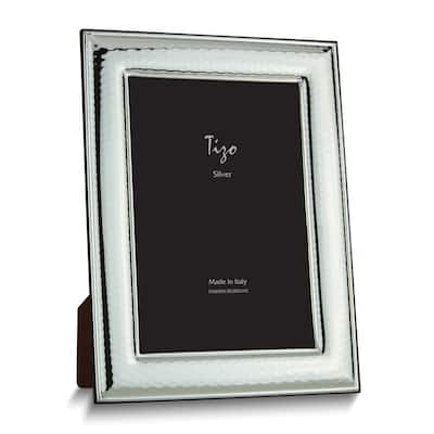 Curata Silver-Plated Hammered 8x10 Frame