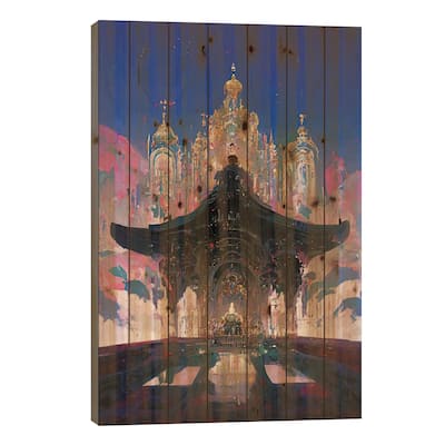 Slumber Trip Print On Wood by Kenwood Huh - Multi-Color