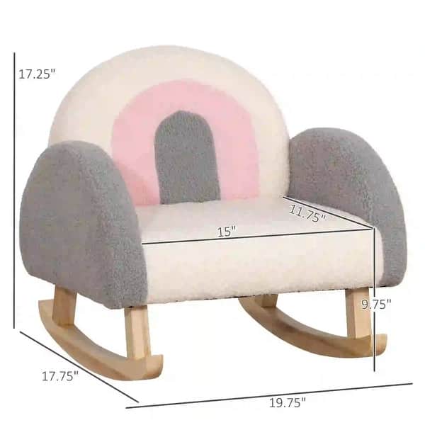 dimension image slide 0 of 2, Kids Sofa, Rocking Toddle Sofa Chair, Gift for 18-36 months