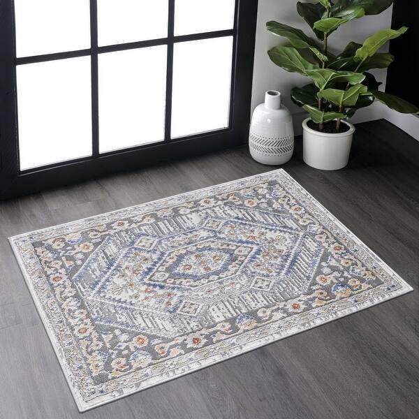 32x24 Rug 36'' x 24'' Stain Resistant Area Rug - 2' x 3' Oval - Bed Bath & Beyond ...